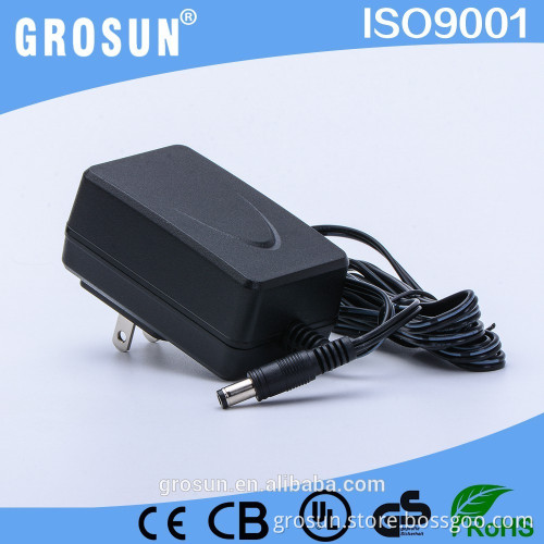 CE/UL/FCC Approved US Plug Adapter 18W AC DC Adapter DC Output 12V 1.5A Switching Wall Adapter Power Supply